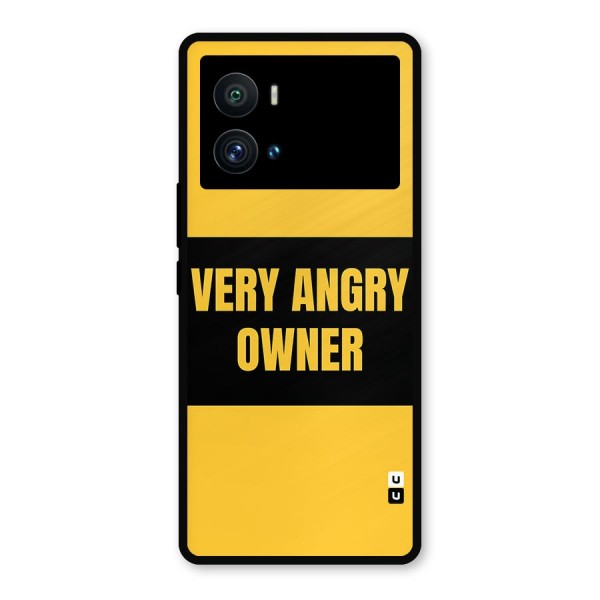 Angry Owner Metal Back Case for iQOO 9 Pro