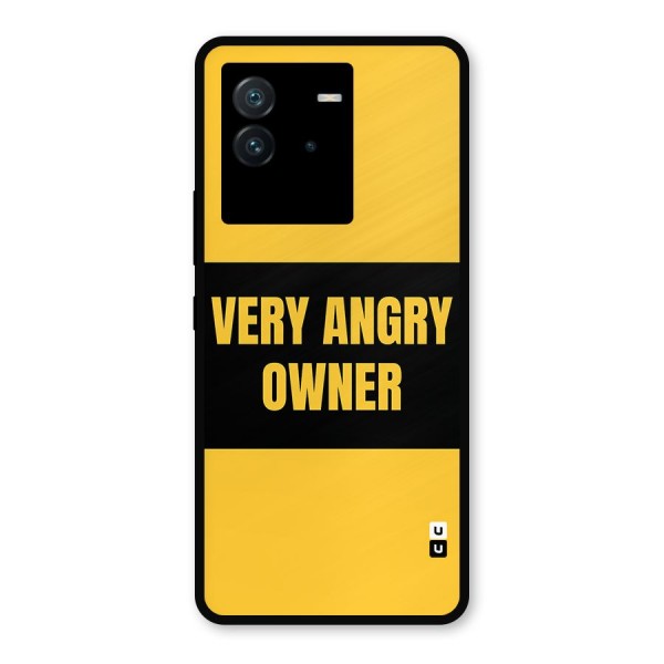 Angry Owner Metal Back Case for iQOO Neo 6 5G