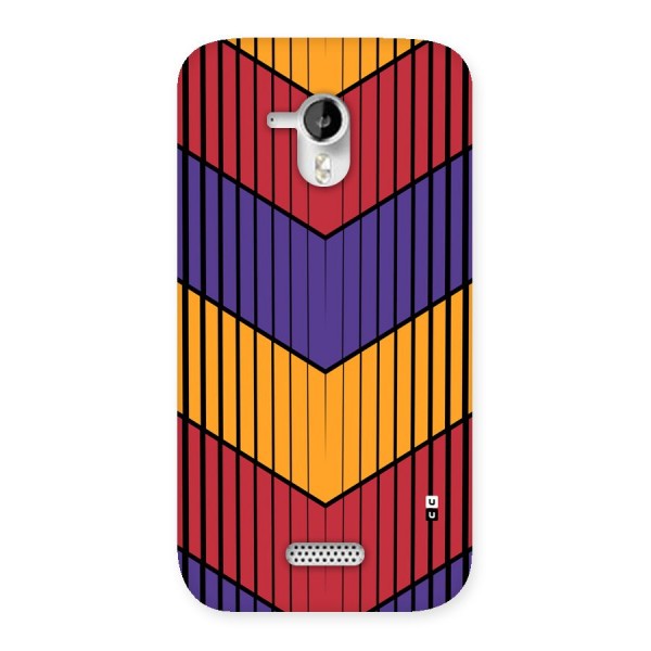 Angular Stripes Back Case for Canvas HD A116