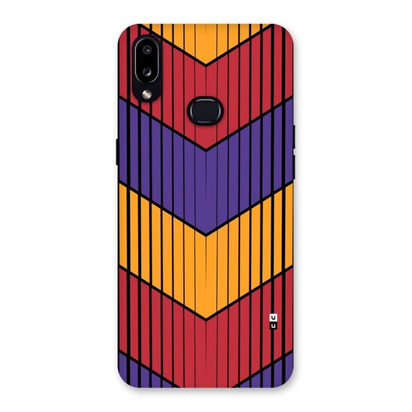 Angular Stripes Back Case for Galaxy A10s