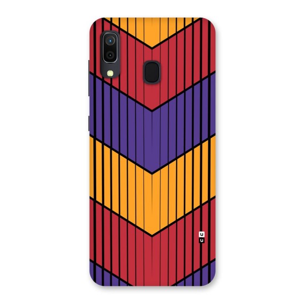 Angular Stripes Back Case for Galaxy A20