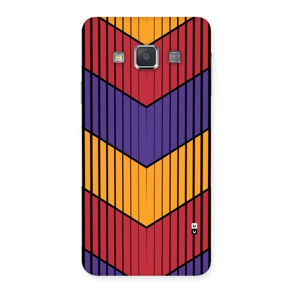 Angular Stripes Back Case for Galaxy A3