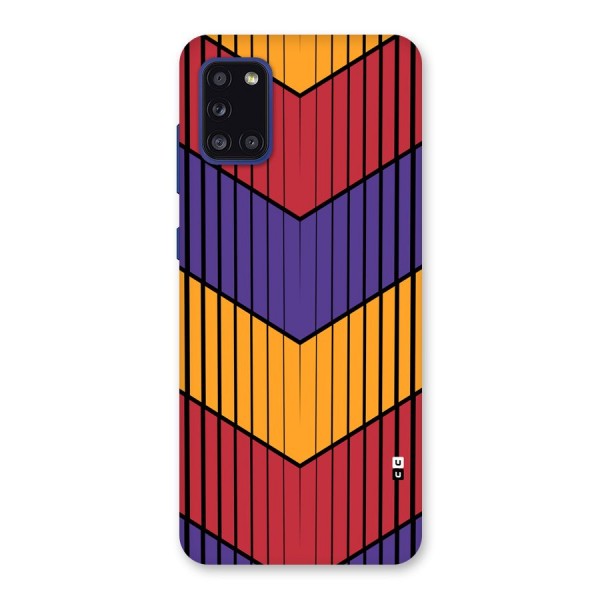 Angular Stripes Back Case for Galaxy A31