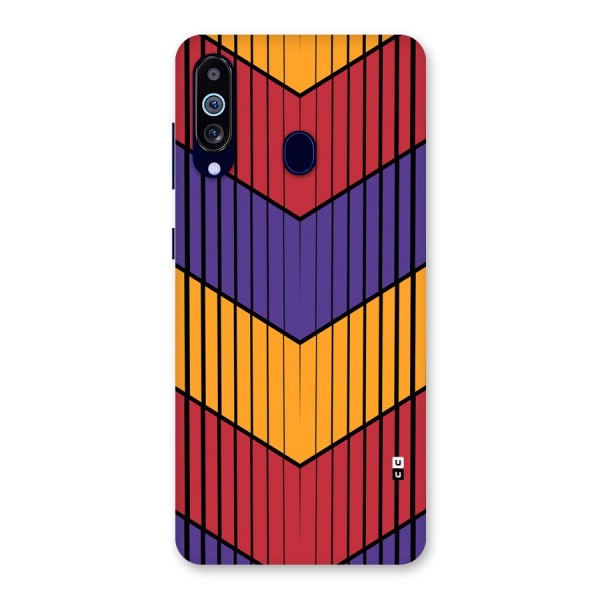 Angular Stripes Back Case for Galaxy A60