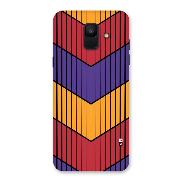 Angular Stripes Back Case for Galaxy A6 (2018)