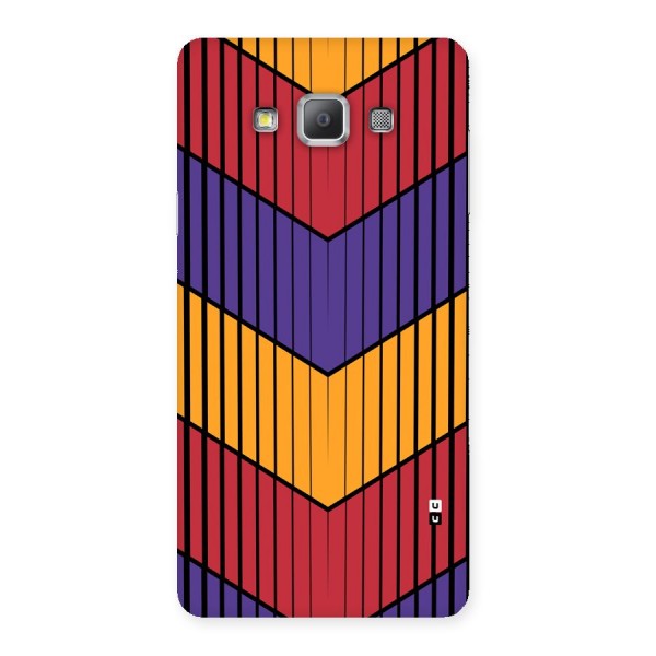 Angular Stripes Back Case for Galaxy A7