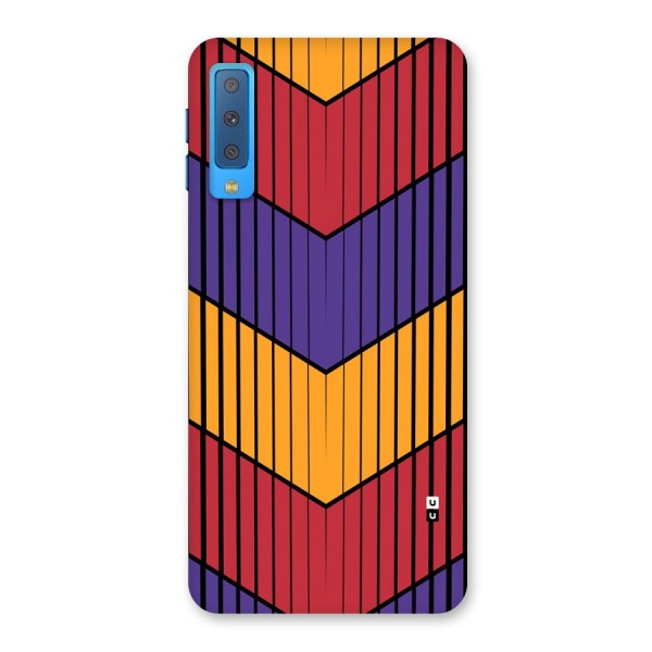 Angular Stripes Back Case for Galaxy A7 (2018)