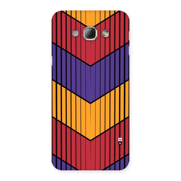 Angular Stripes Back Case for Galaxy A8