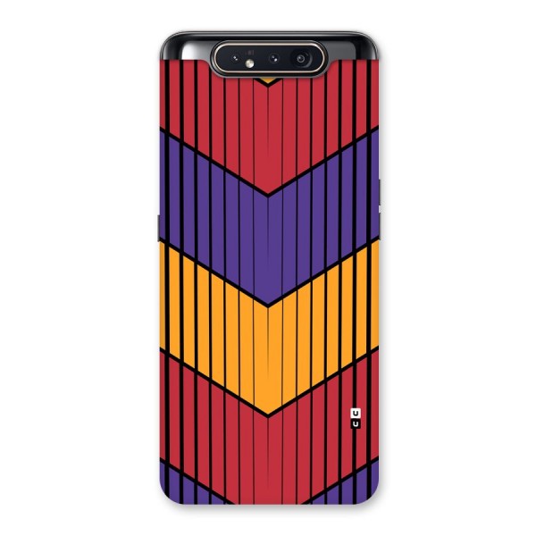 Angular Stripes Back Case for Galaxy A80