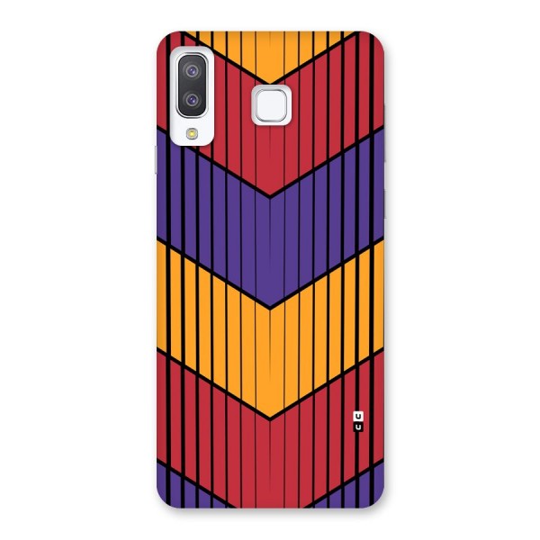 Angular Stripes Back Case for Galaxy A8 Star