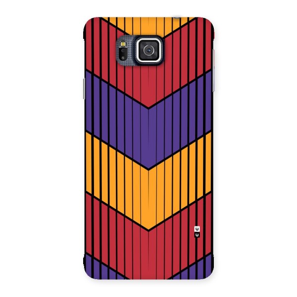 Angular Stripes Back Case for Galaxy Alpha