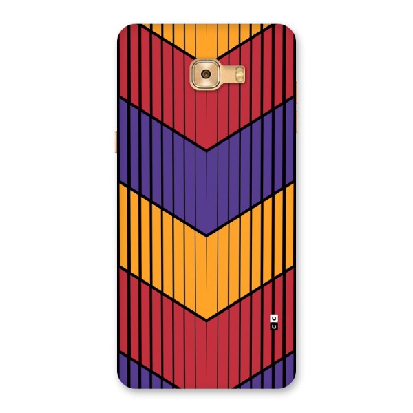 Angular Stripes Back Case for Galaxy C9 Pro