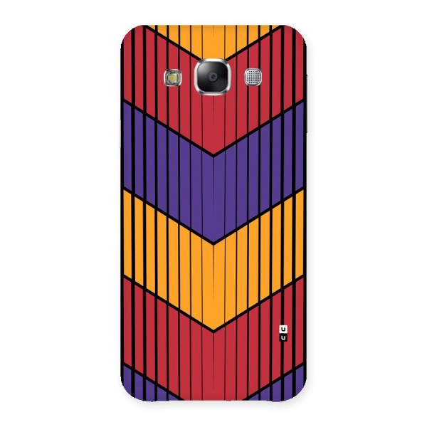 Angular Stripes Back Case for Galaxy E5