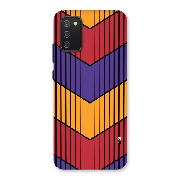 Angular Stripes Back Case for Galaxy F02s