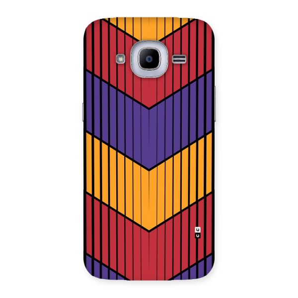 Angular Stripes Back Case for Galaxy J2 2016