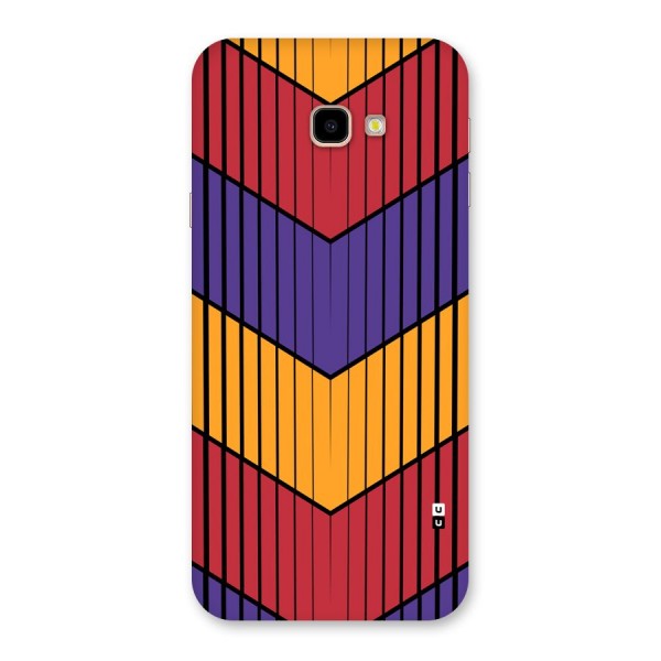 Angular Stripes Back Case for Galaxy J4 Plus