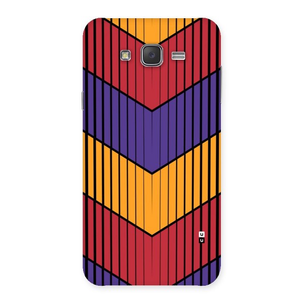 Angular Stripes Back Case for Galaxy J7