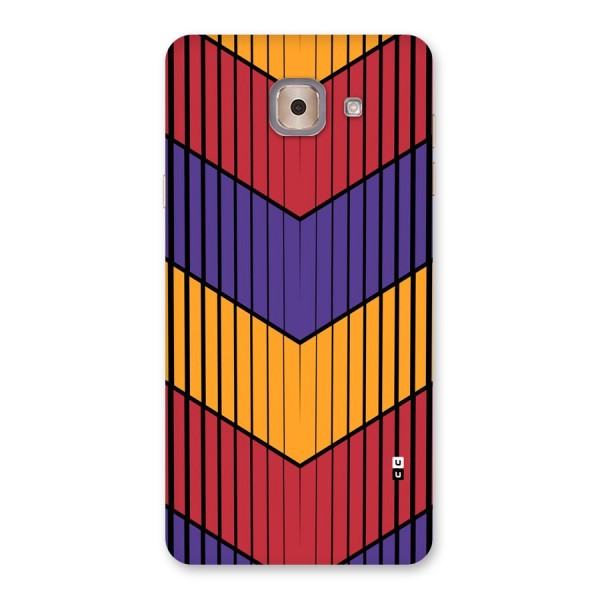 Angular Stripes Back Case for Galaxy J7 Max