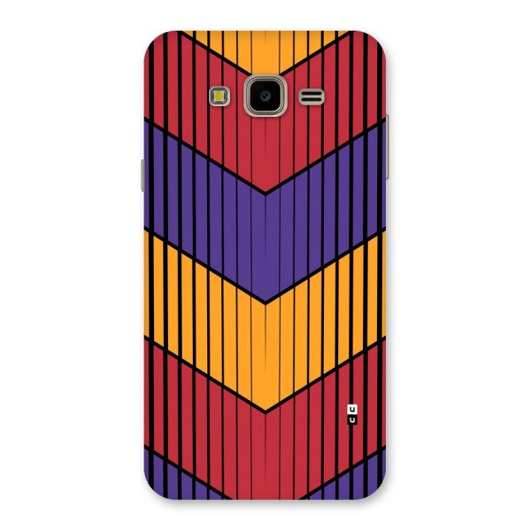 Angular Stripes Back Case for Galaxy J7 Nxt