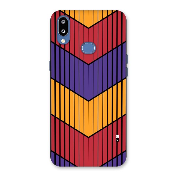 Angular Stripes Back Case for Galaxy M01s