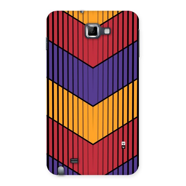 Angular Stripes Back Case for Galaxy Note