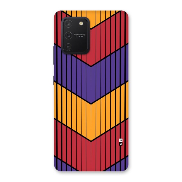 Angular Stripes Back Case for Galaxy S10 Lite