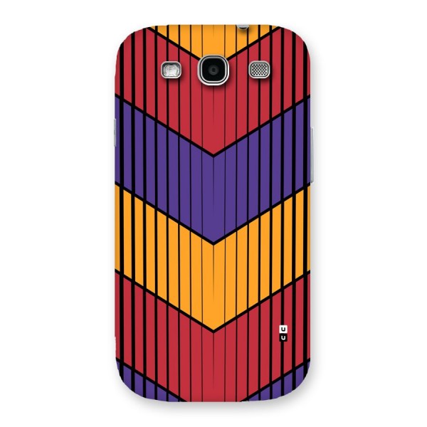 Angular Stripes Back Case for Galaxy S3