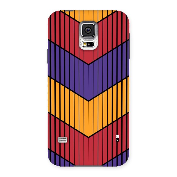 Angular Stripes Back Case for Galaxy S5