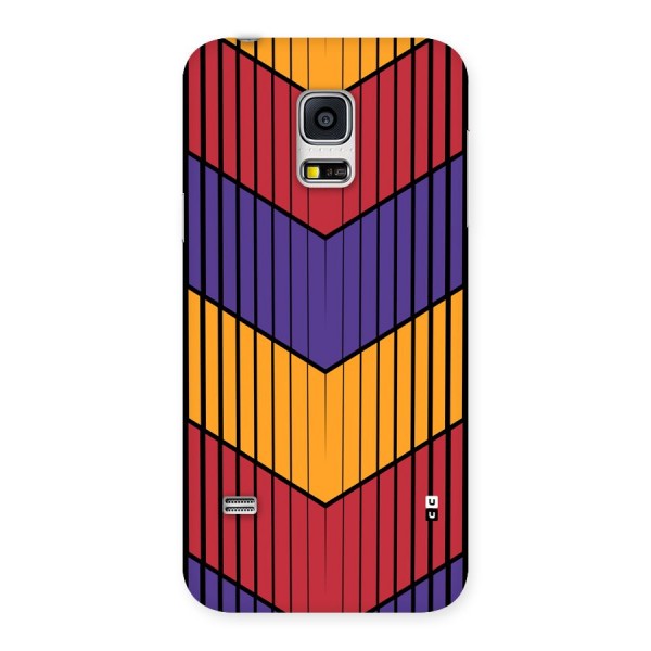 Angular Stripes Back Case for Galaxy S5 Mini