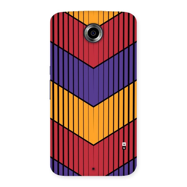 Angular Stripes Back Case for Google Nexus 6