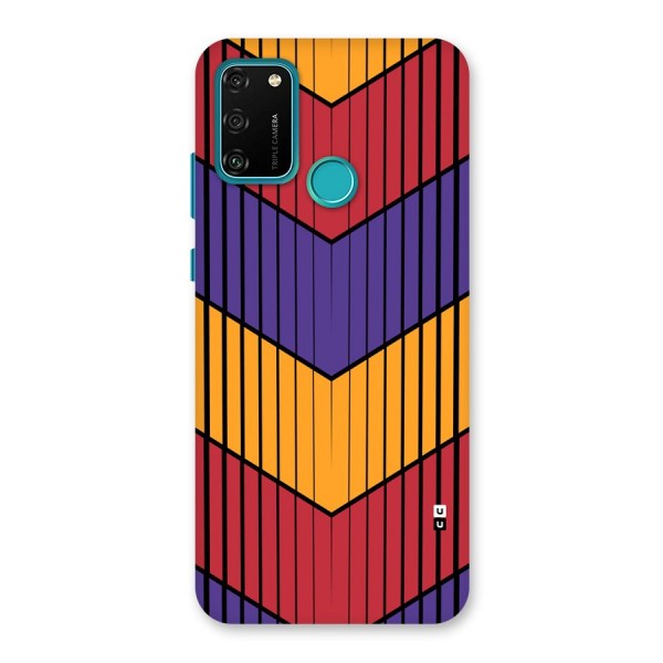 Angular Stripes Back Case for Honor 9A