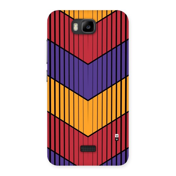 Angular Stripes Back Case for Honor Bee