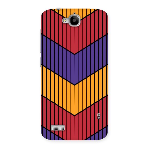 Angular Stripes Back Case for Honor Holly