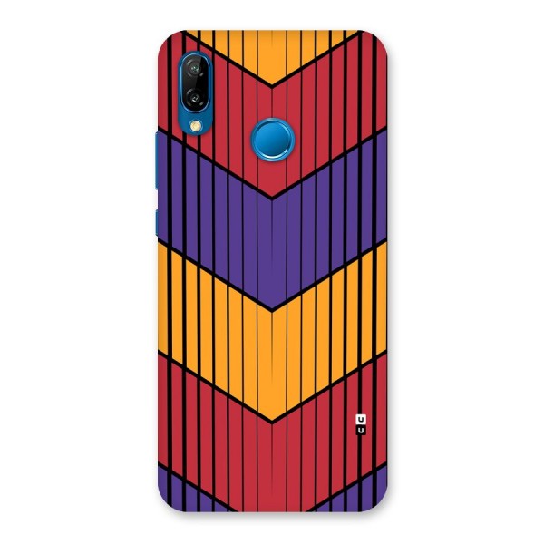 Angular Stripes Back Case for Huawei P20 Lite