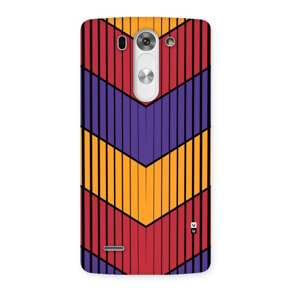 Angular Stripes Back Case for LG G3 Beat