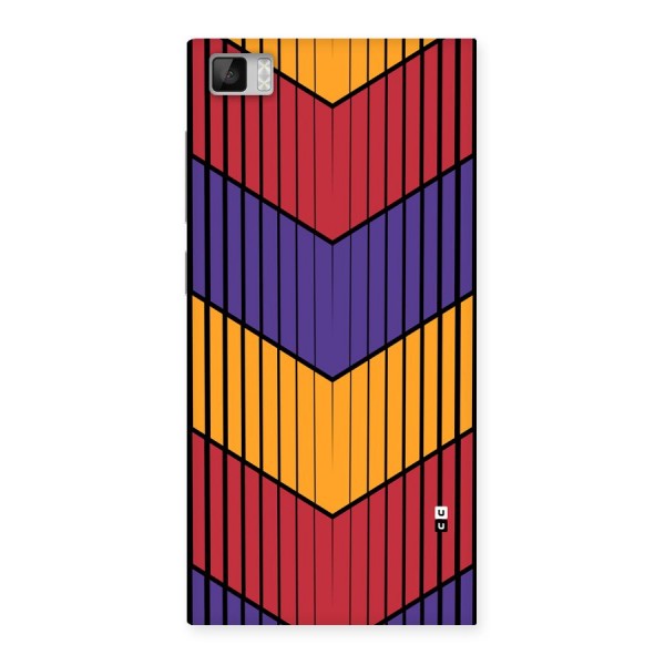 Angular Stripes Back Case for Mi3