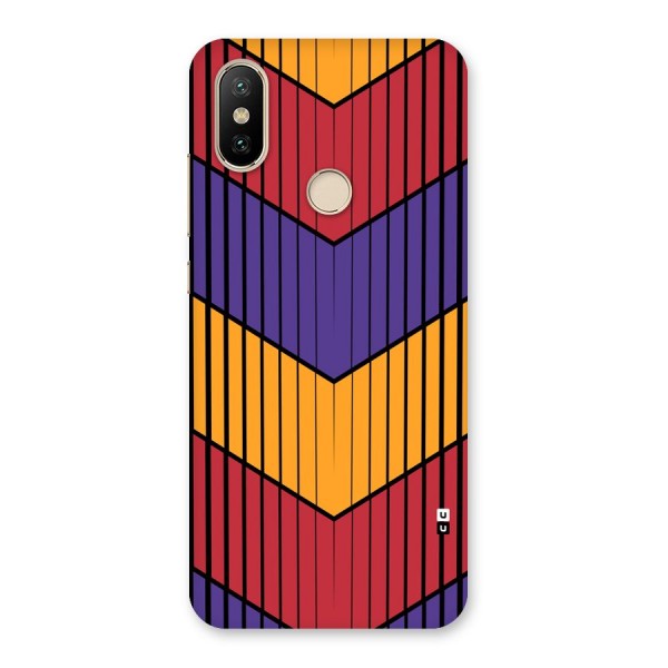 Angular Stripes Back Case for Mi A2