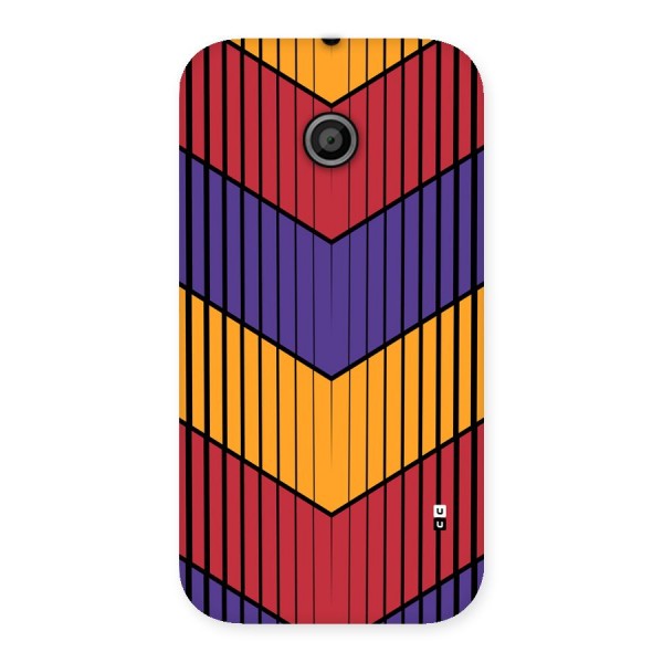 Angular Stripes Back Case for Moto E