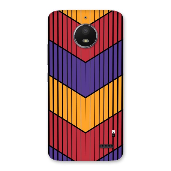 Angular Stripes Back Case for Moto E4