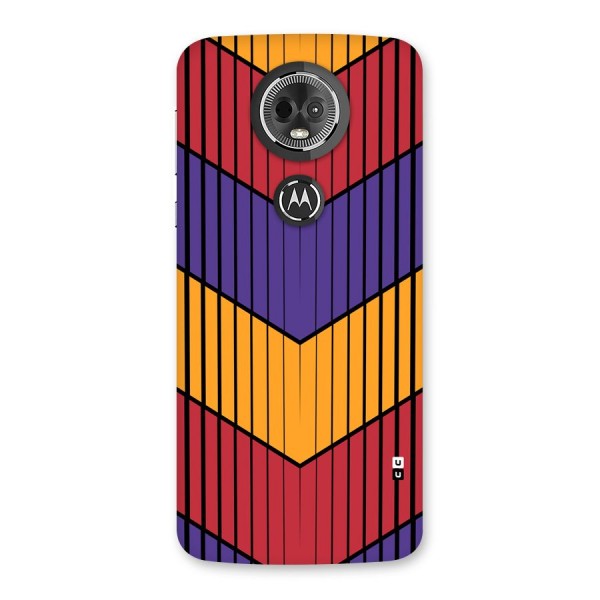 Angular Stripes Back Case for Moto E5 Plus