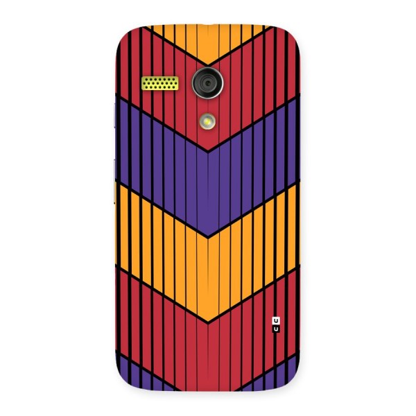 Angular Stripes Back Case for Moto G