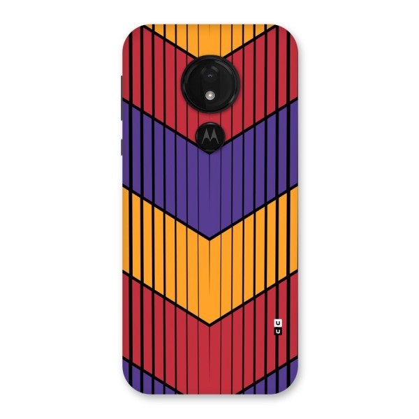 Angular Stripes Back Case for Moto G7 Power