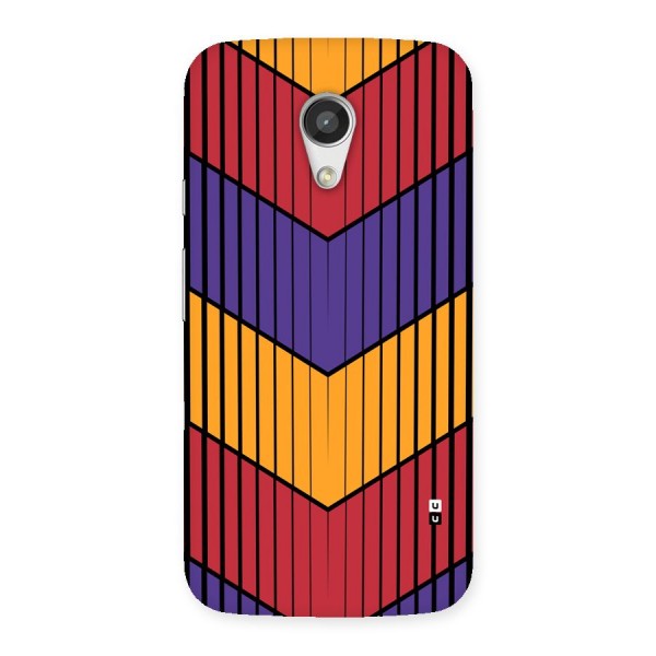 Angular Stripes Back Case for Moto G 2nd Gen