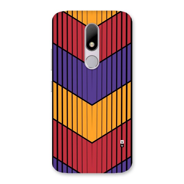 Angular Stripes Back Case for Moto M