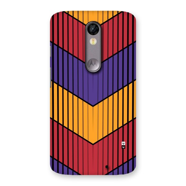 Angular Stripes Back Case for Moto X Force