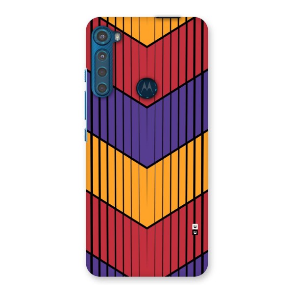 Angular Stripes Back Case for Motorola One Fusion Plus