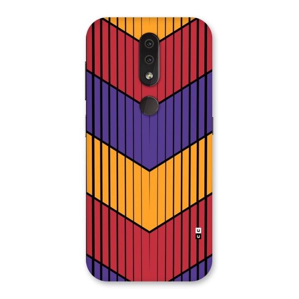 Angular Stripes Back Case for Nokia 4.2