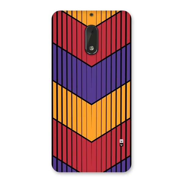 Angular Stripes Back Case for Nokia 6