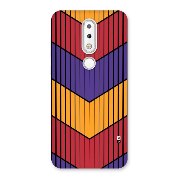 Angular Stripes Back Case for Nokia 6.1 Plus