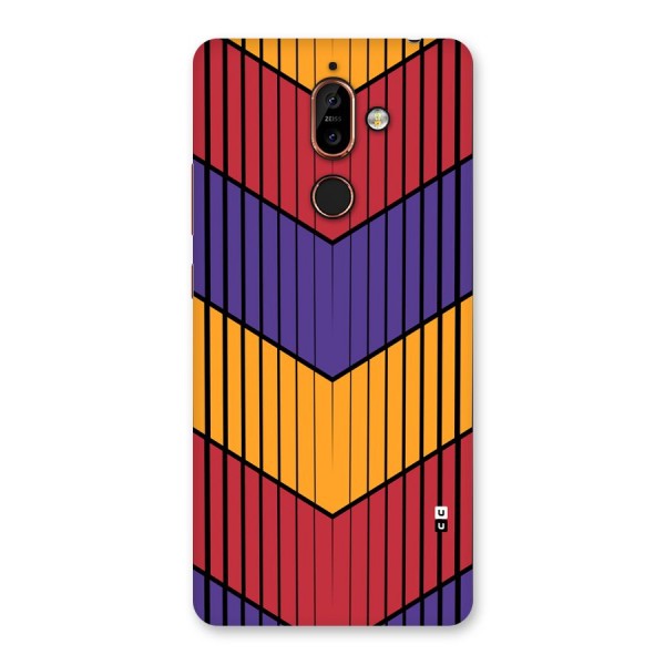 Angular Stripes Back Case for Nokia 7 Plus